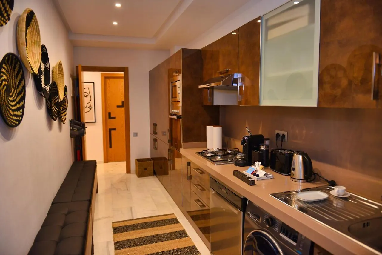 Appartement De Prestige Climatise A L'Hivernage 400M De La Gare Marrakesh Aparthotel